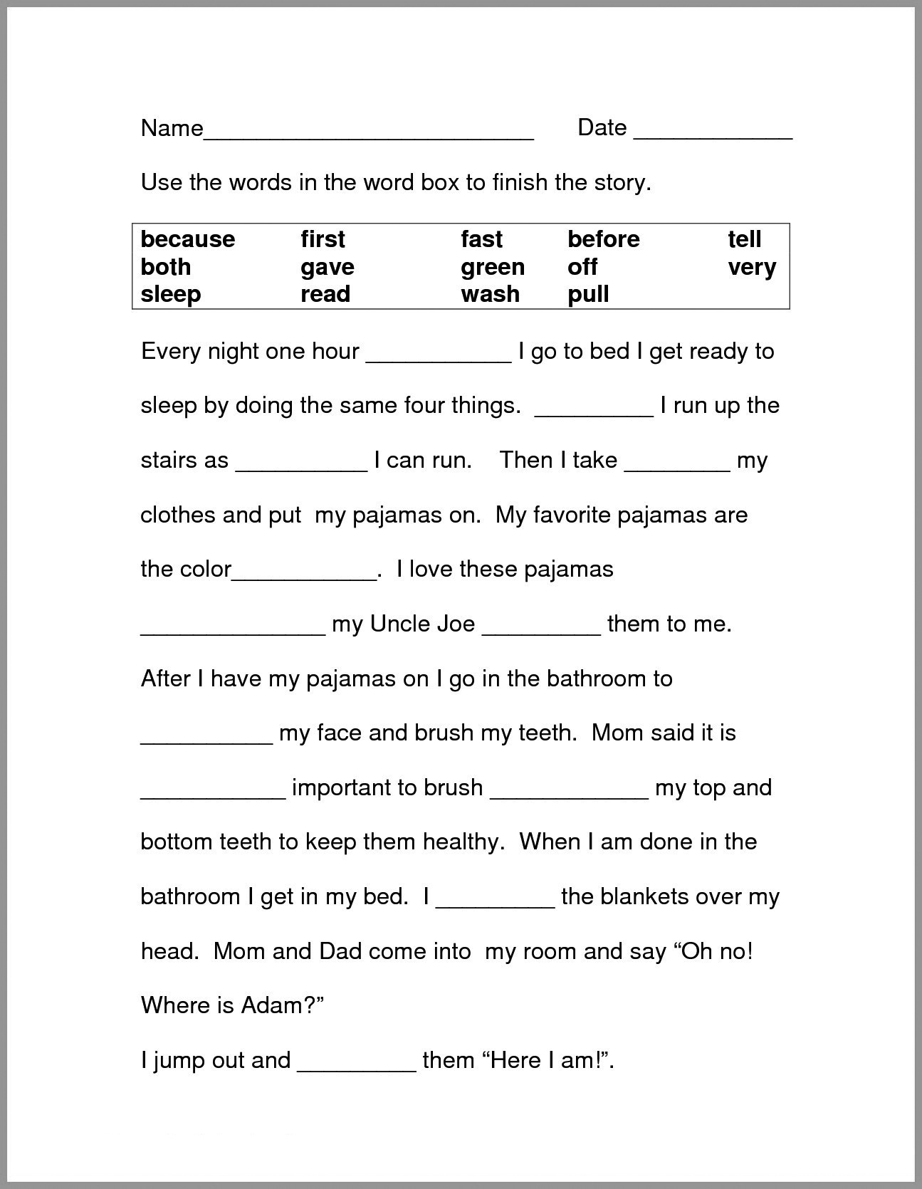 Printable 2nd Grade ELA Worksheets For Kids Online Worksheets Library