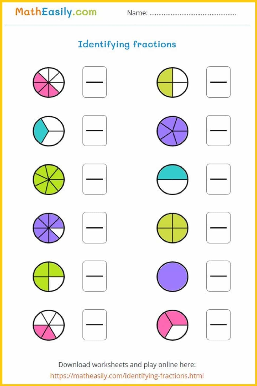 Printable 4th Grade Math Worksheets PDF Free Download