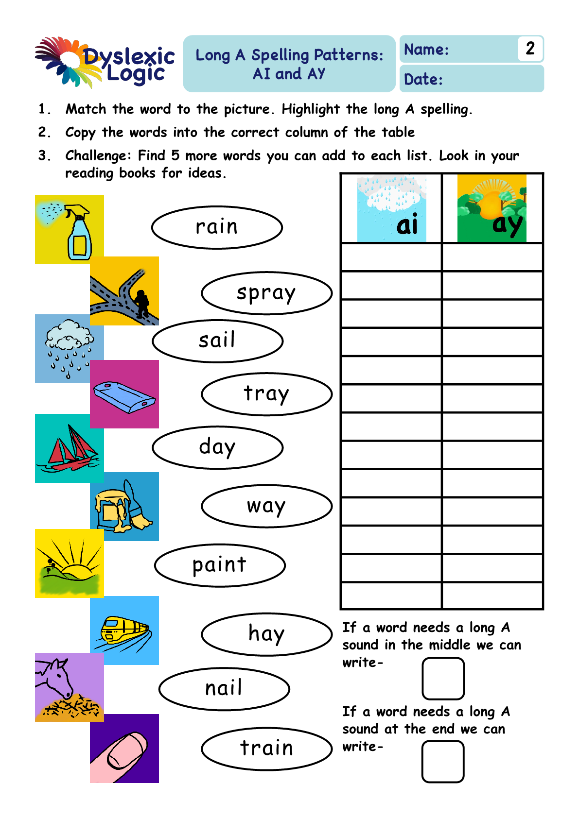 Phonics Worksheets Grade 2 Free Printable
