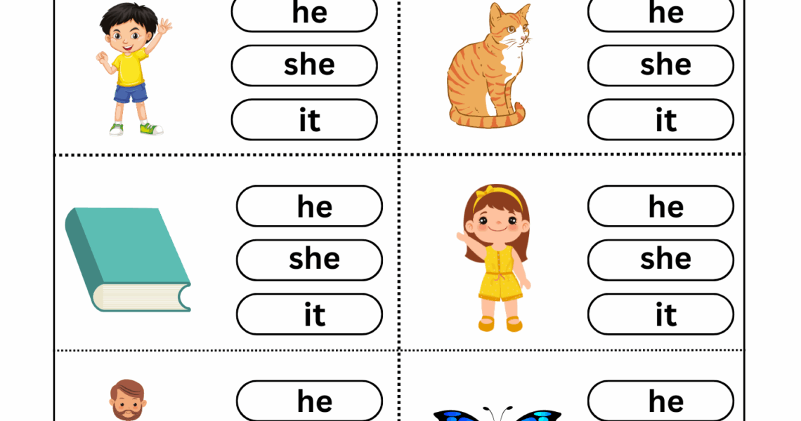 Pronoun Worksheets For Grade 1 2 3 Made By Teachers