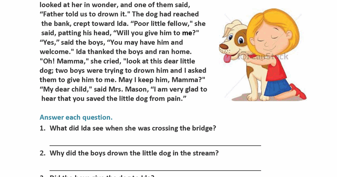 Reading Worksheets Second Grade Reading Worksheets