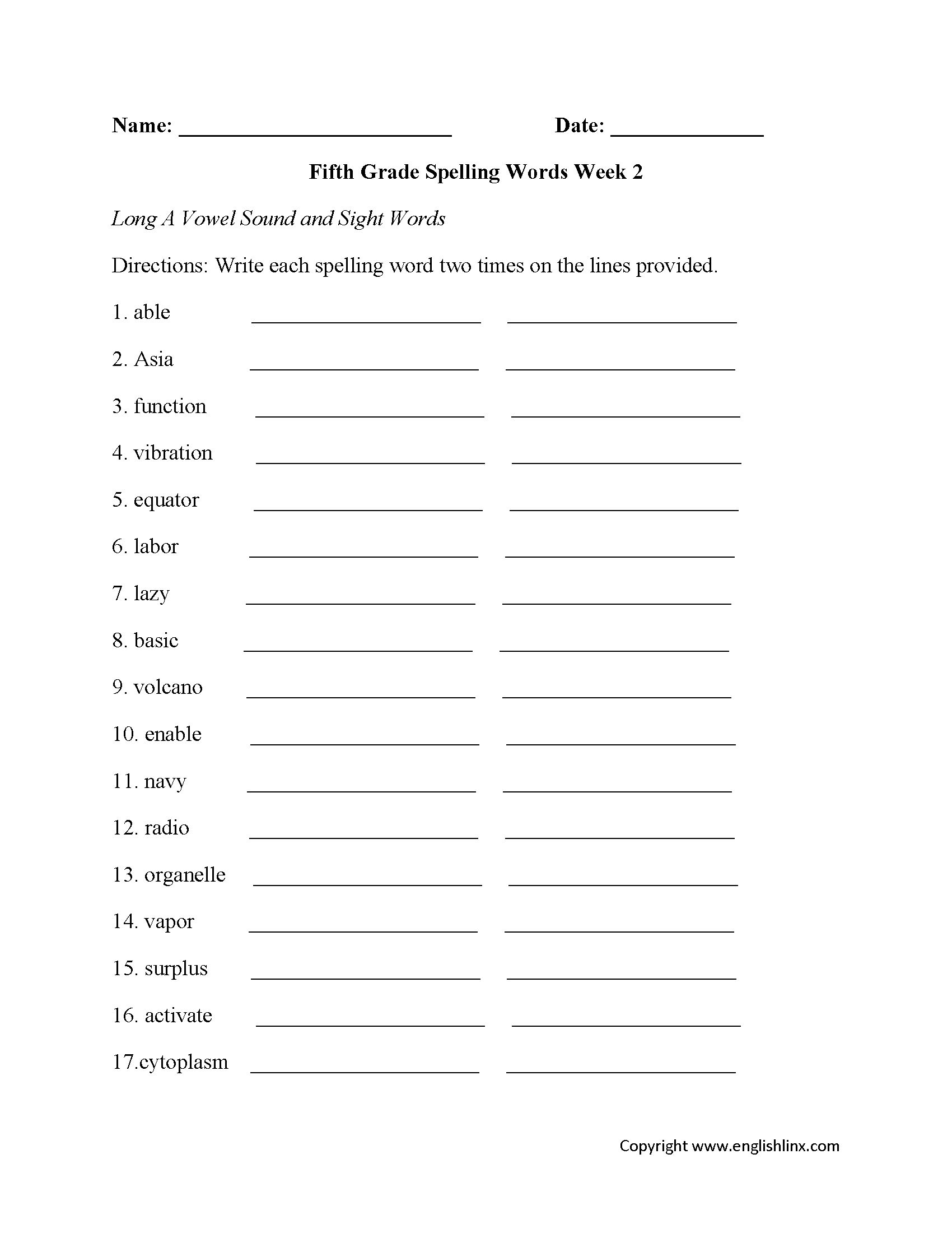 Grammar Worksheets 5th Grade Free Printable