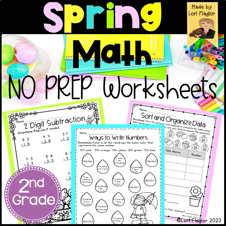 Spring 2nd Grade Math Worksheets Made By Teachers Spring 2nd Grade Math Worksheets Made By Teachers