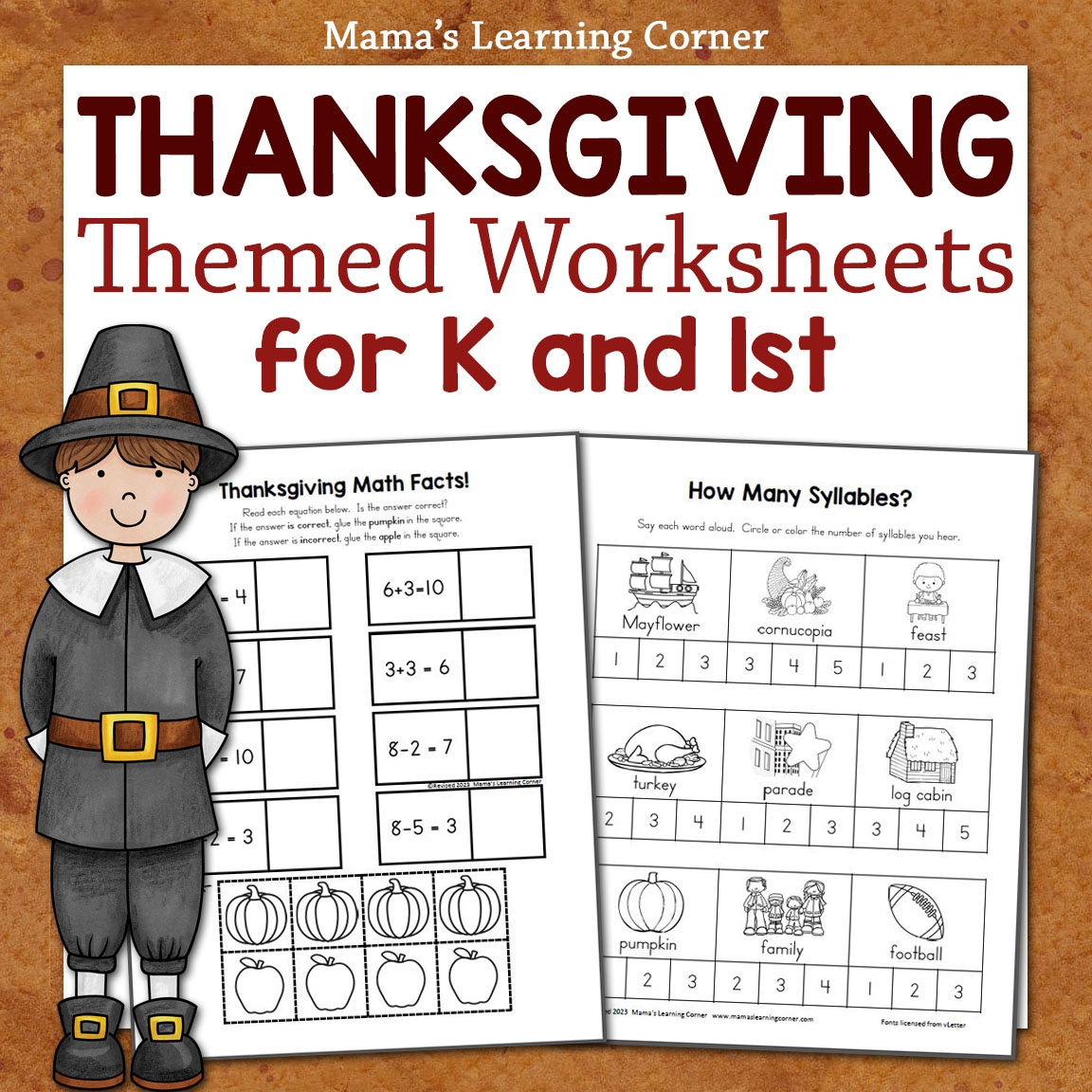 Thanksgiving Worksheets For Kindergarten And First Grade Made By Teachers Thanksgiving Worksheets For Kindergarten And First Grade Made By Teachers
