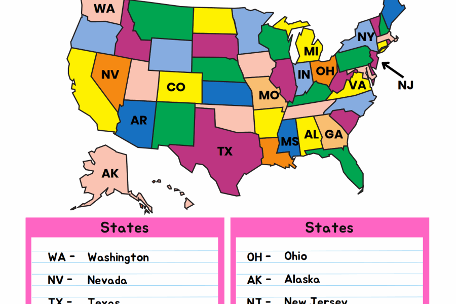 US Geography Worksheets WorksheetsGO