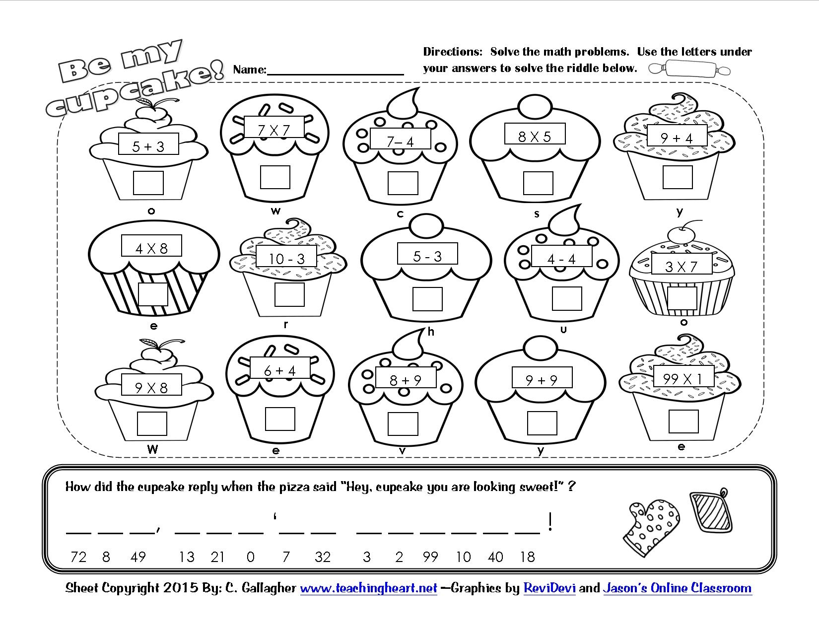 Free Printable Valentines Worksheets Second Grade