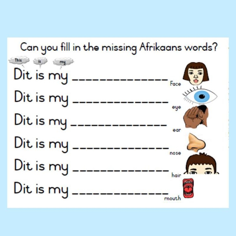 Wow Afrikaans Is Easy Printable Booklets Phases 1 8 80 Pdf Booklets 