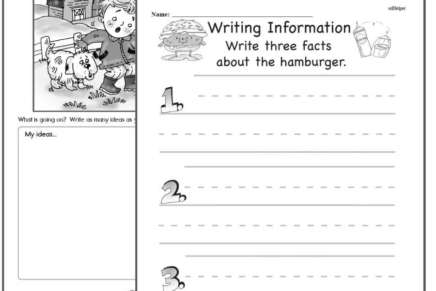 Writing Worksheets For Creative Kids Free PDF Printables EdHelper